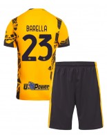 Inter Milan Nicolo Barella #23 Alternativní dres pro děti 2024-25 Krátký Rukáv (+ trenýrky)